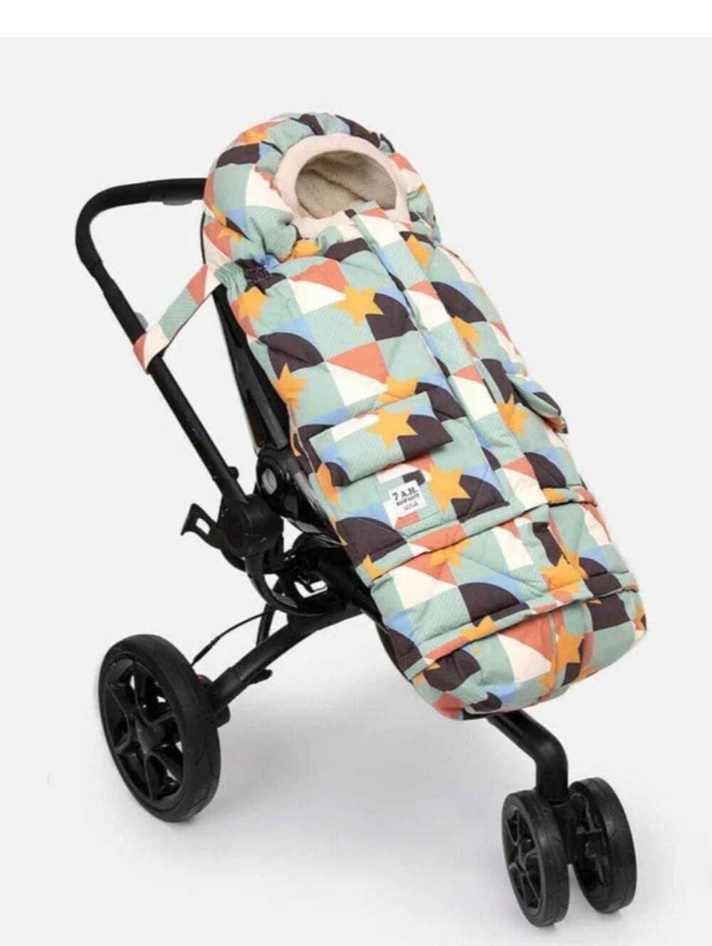 7 A.M. Enfant Blanket 212 Evolution Footmuff B212E Star Geometric Print 6m-4t